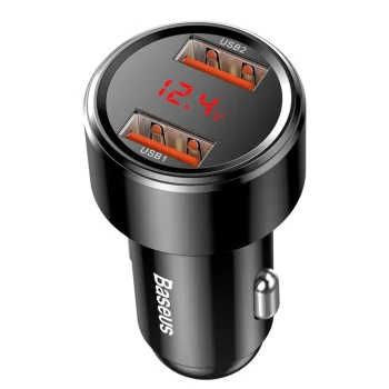 Зарядно за кола, бързо зареждане, 45 W - Baseus Magic Series (CCMLC20A-01) - черно