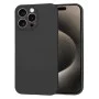 Калъф за iPhone 15 Pro Max - Techsuit - SoftFlex - Черен