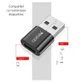 USB към Type-C 5Gbps OTG адаптер - Yesido (GS09) - черен