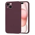 Калъф за iPhone 15 - Techsuit - SoftFlex - Сливово червен