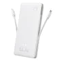 Външна USB батерия, Type-C, двоен USB-C кабел, Lightning, 22.5W, 10000mAh - Baseus Airpow Air Lite (P10067501213-00) - бял