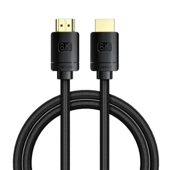 HDMI видео кабел HDMI към HDMI 8K, 1 м - Baseus (CAKGQ-J01) - черен