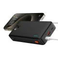 Външна USB батерия, Type-C, Micro-USB, 20W, 20000mAh - Baseus Airpow (P10022804113-00) - Черна