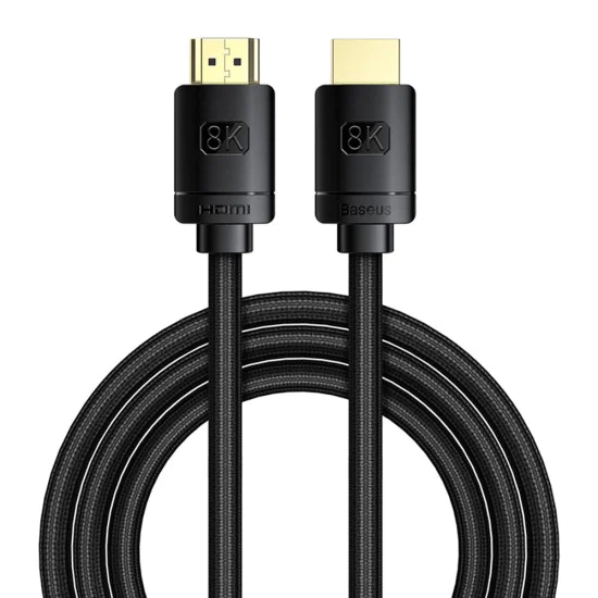 HDMI видео кабел към HDMI 8K, 2 м - Baseus (CAKGQ-K01) - черен