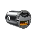 Зарядно за кола, бързо зареждане, 30 W - Baseus Tiny Star Mini (C00035000817-Z1/VCHX-A0G) - Космическо сиво