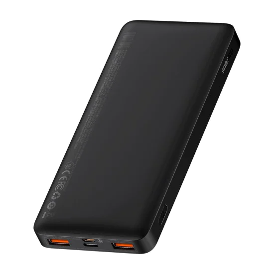 Външна батерия 10000mAh, 20W - Baseus Bipow Digital Display (PPBD050301) - Черен