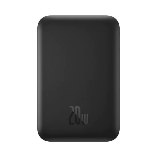 Baseus - Power Bank Mini Air (P10059002113-00) - Type-C, MagSafe зареждане, 20W, 6000mAh, с кабел Type-C, 30 см - Черен