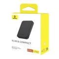 Baseus - Power Bank Mini Air (P10059002113-00) - Type-C, MagSafe зареждане, 20W, 6000mAh, с кабел Type-C, 30 см - Черен