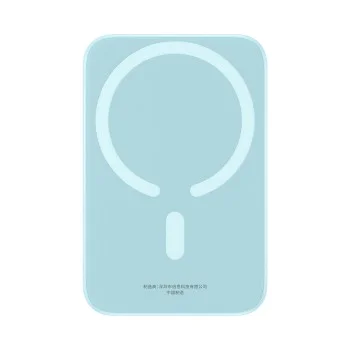 Baseus - Power Bank Mini Air (P10059002313-00) - Type-C, MagSafe зареждане, 20W, 6000mAh, с кабел Type-C, 30 см - Син
