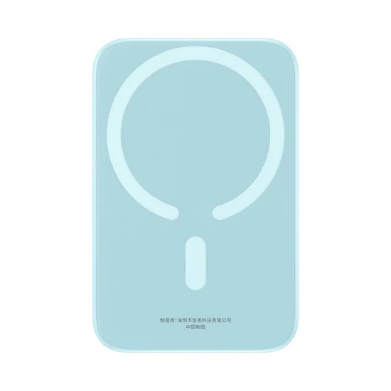 Baseus - Power Bank Mini Air (P10059002313-00) - Type-C, MagSafe зареждане, 20W, 6000mAh, с кабел Type-C, 30 см - Син