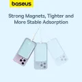Baseus - Power Bank Mini Air (P10059002313-00) - Type-C, MagSafe зареждане, 20W, 6000mAh, с кабел Type-C, 30 см - Син