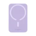 Външна батерия Type-C Type-C, безжично зареждане, 20W, 6000mAh + кабел Type-C, 30cm - Baseus Mini Air (P10059002513-00) - лилав