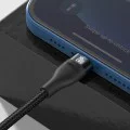 Baseus - Кабел за данни Flash Series 2in1 (CA1T2-F01) - Type-C към Type-C, Lightning 100W, 1.2m - Черен