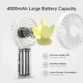 Портативен вентилатор 4000mAh - JisuLife (F2B) - розов
