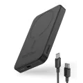 Baseus - Power Bank Mini (P10022107113-00) - Type-C, MagSafe зареждане, 20W, 5000mAh, с кабел Type-C, 30 см - Черен