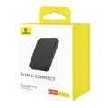 Baseus - Power Bank Mini (P10022107113-00) - Type-C, MagSafe зареждане, 20W, 5000mAh, с кабел Type-C, 30 см - Черен
