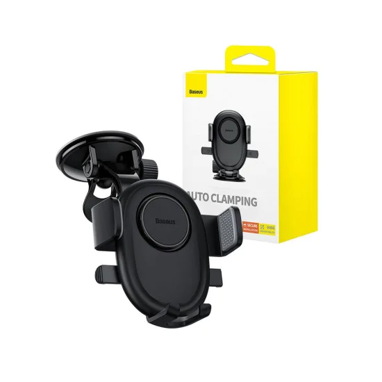 Стойка за кола с вендуза - Baseus UltraControl Lite (C40351700111-00) - Cluster Black