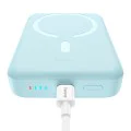 USB-C външна батерия, MagSafe, 10000mAh, 30W - Baseus Mini (PPCX110203) - син