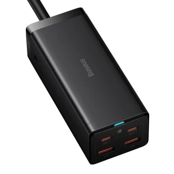 GaN3 Pro 100W захранващо зарядно/кабел - Baseus (PSZM000201) - черен