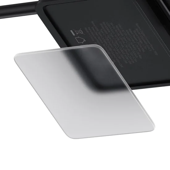 Зарядно устройство 3 x AC, USB, Type-C с кабел Type-C, 65 W, щепсел за САЩ - Baseus (PSLR000101) - черно