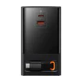 Зарядно устройство 3 x AC, USB, Type-C с кабел Type-C, 65 W, щепсел за САЩ - Baseus (PSLR000101) - черно