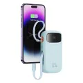 Външен пакет батерии 2x Lightning, 3x Type-C, 2x USB, 22.5W, 10000mAh + Type-C кабел, 30cm - Baseus Qpow Pro+ (P1005555003313-00) - син
