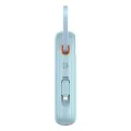 Baseus - Power Bank Qpow Pro+ (P10055002313-00) - Lightning, 2x Type-C, USB, 22.5W, 20000mAh, Кабел Type-C, 30 см - Син