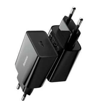 USB-C зарядно устройство, 20 W - Baseus Speed ​​Mini (CCFS-SN01) - черно