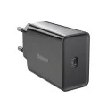USB-C зарядно устройство, 20 W - Baseus Speed ​​Mini (CCFS-SN01) - черно