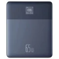 Външен батериен пакет 2x Type-C, 65W, 12000mAh + USB-C кабел - Baseus (P10063801323-00) - син