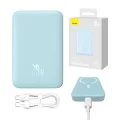 USB-C външна батерия, MagSafe, 10000mAh, 20W - Baseus Magnetic Mini (PPCX110103) - син