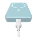 USB-C външна батерия, MagSafe, 10000mAh, 20W - Baseus Magnetic Mini (PPCX110103) - син