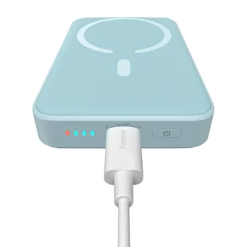 USB-C външна батерия, MagSafe, 10000mAh, 20W - Baseus Magnetic Mini (PPCX110103) - син