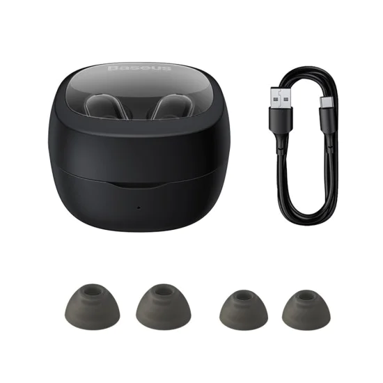 Bluetooth безжични слушалки - Baseus Bowie WM02 (NGTWW370201) - черни