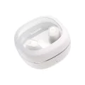 Bluetooth слушалка V5.3 с интелигентен дисплей, TWS - Baseus WM02+ (NGTWW370302) - кремаво бяло