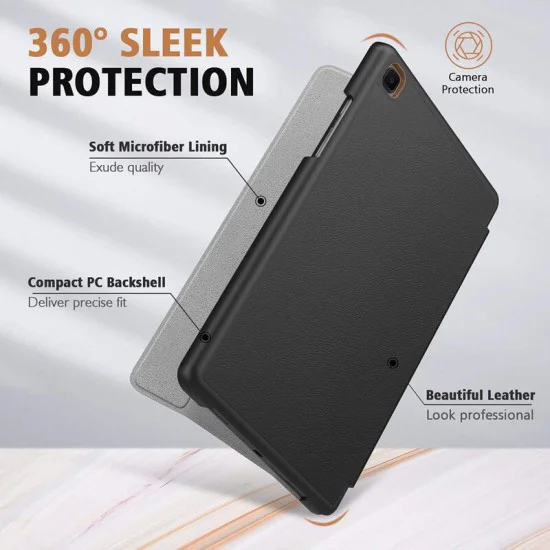 Techsuit - FoldPro - Samsung Galaxy Tab A7 Lite 8.7 inch T220/T225 2021 - Черен