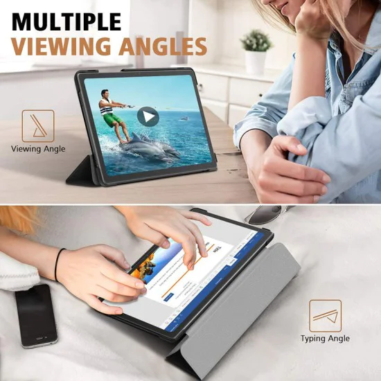 Techsuit - FoldPro - Samsung Galaxy Tab A7 Lite 8.7 inch T220/T225 2021 - Черен