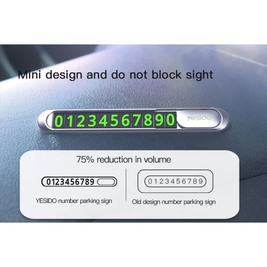 Стойка за автомобилно табло - Yesido Parking (C88) - Черна
