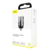 Зарядно за кола тип C, бързо зареждане, 30 W - Baseus Tiny Star Mini (C00035000817-Z2/VCHX-B0G) - Космическо сиво