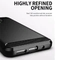 Калъф за Nokia G10 - Carbon Silicone - Черен