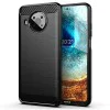 Калъф за Nokia X10 / X20 - Carbon Silicone - Черен