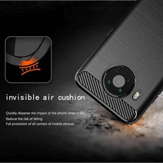 Калъф за Nokia X10 / X20 - Carbon Silicone - Черен