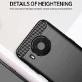 Калъф за Nokia X10 / X20 - Carbon Silicone - Черен