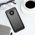 Калъф за Nokia X10 / X20 - Carbon Silicone - Черен