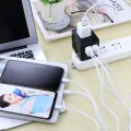 3 x USB, Type-C, EU, UK, AUS, US - (HHT904) - черен