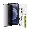 Протектор за iPhone 12 / iPhone 12 Pro - 111D Privacy Full Glue - Черен