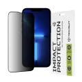 Протектор за iPhone 13 Pro Max / iPhone 14 Plus - 111D Privacy Full Glue - Черен