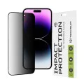 Протектор за iPhone 14 Pro Max - 111D Privacy Full Glue - черен
