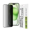 Протектор за iPhone 15 Plus / iPhone 16 Plus - 111D Privacy Full Glue - Черен