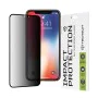 Протектор за iPhone X / iPhone XS / iPhone 11 Pro - 111D Privacy Full Glue - Черен
